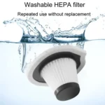 Vehicle Vacuum Cleaner For Wet And Dry Use Large Round Tub Car Cleaning Tool - Image 6