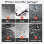 Vehicle Vacuum Cleaner For Wet And Dry Use Large Round Tub Car Cleaning Tool - Image 7