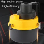 Vehicle Vacuum Cleaner For Wet And Dry Use Large Round Tub Car Cleaning Tool - Image 9