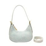 Denim Women Bag Underarm Single Shoulder Handbag Tote Niche Dumpling Bag