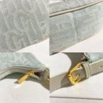 Denim Women Bag Underarm Single Shoulder Handbag Tote Niche Dumpling Bag - Image 6