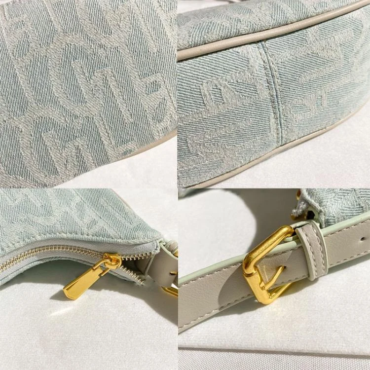 TBD06047488_B5.webp Denim Women Bag Underarm Single Shoulder Handbag Tote Niche Dumpling Bag - Image 6