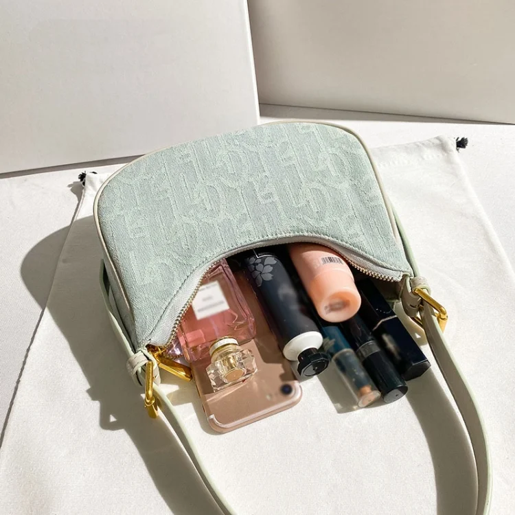 TBD06047488_B6.webp Denim Women Bag Underarm Single Shoulder Handbag Tote Niche Dumpling Bag - Image 7