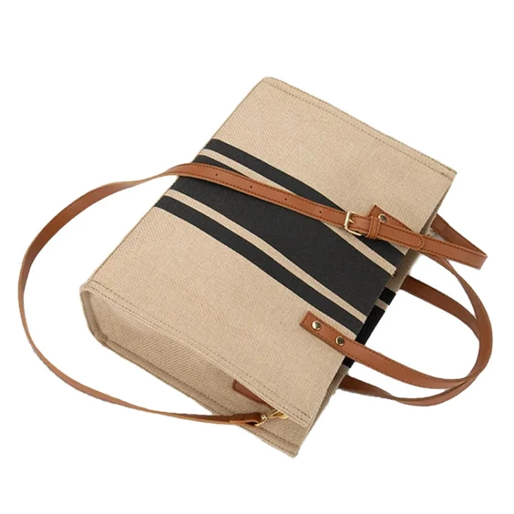 TBD06047494_B1.webp Women Handbag Briefcase Large Capacity Canvas Crossbody Bag - Image 2