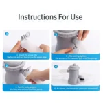 JY-051 110V-240V 330 Gallon Swimming Pool Filter Pump Pool Circulating Cleaner - Image 5