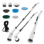 Multifunctional Long and Short Dual Purpose Electric Cleaning Brush Kitchen Bathroom Window Floor Brush