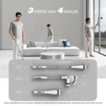 Multifunctional Long and Short Dual Purpose Electric Cleaning Brush Kitchen Bathroom Window Floor Brush - Image 6