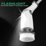 Multifunctional Long and Short Dual Purpose Electric Cleaning Brush Kitchen Bathroom Window Floor Brush - Image 7