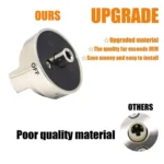 Oven Stove Knob Assembly For AEZ73453509/AEZ72909008 - Image 5