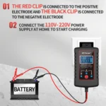 RJtianye 6V/12V ASE Adapter Cable Car Motorcycle Lawn Mower Battery Charger - Image 9