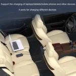 Car Cigarette Lighter Rear Seat Retractable Dual-Wire Charger - Image 8