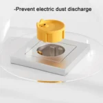 EU Plug Socket Silicone Cover Children Anti-electric Shock and Dustproof Protective Cover - Image 4