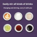 Wireless Milk Warmer Heating Mixing Cup for Coffee / Cereal / Medicine Preparation - Image 4