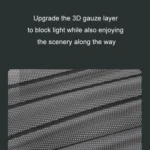 Car Magnetic Summer Sun Protection Insulating Privacy Curtain - Image 4