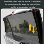 Car Magnetic Summer Sun Protection Insulating Privacy Curtain - Image 5