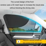Car Magnetic Summer Sun Protection Insulating Privacy Curtain - Image 7