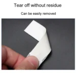 12pcs /Pack Strong Stainless Adhesive Removable Sticky Hooks Household Fixing Tearable Backing Stickers - Image 5