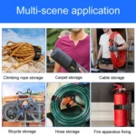 Elastic No Grip Straps Heavy Duty Storage Release Organizer Tapes - Image 7