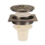 Toilet 100x100mm Retro Anti-odor and Anti-reflux Floor Drain - Image 2