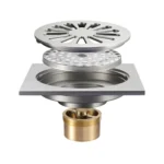 Bathroom Brushed Anti-Return Water, Insect and Odor Resistant Floor Drain - Image 2