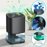 1L 36W Air Dehumidifier for Home Damp Drying Clothes with 7 colors Light - Image 2