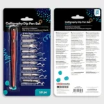 9 Calligraphy Nibs+ Dip Pen Set For Cartoon Sketching Art Drawing - Image 7