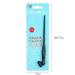 Calligraphy Pen Set Inclined Bar Dip Pen Manga Cartoon Pen With 5 Pen Nib - Image 4