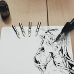 Calligraphy Pen Set Inclined Bar Dip Pen Manga Cartoon Pen With 5 Pen Nib - Image 6