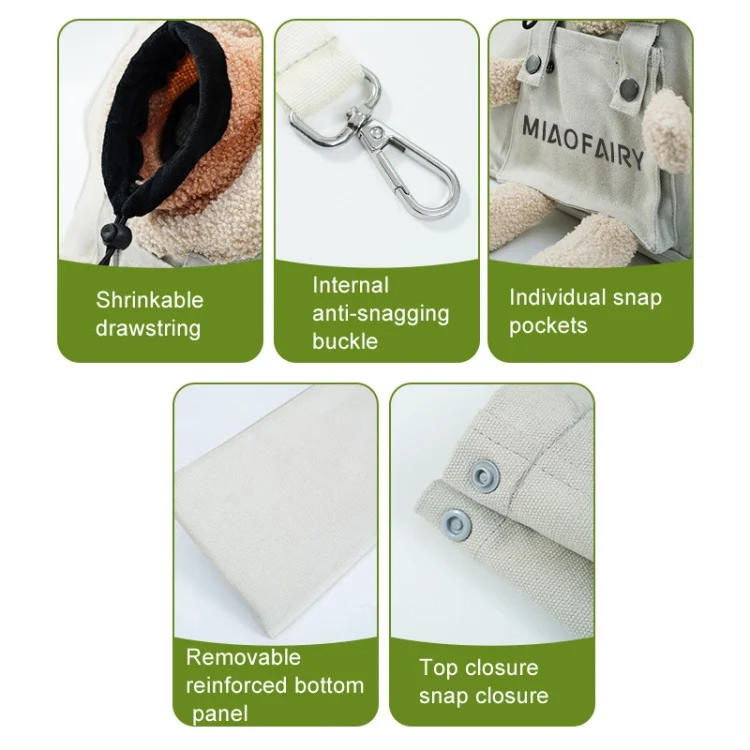 TBD06047646_B3.webp Portable Outing Cat Bag Exposed Shoulder Canvas Bag Small Dog Pet Bag - Image 4
