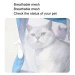 Handheld Large Capacity Breathable Exposed Canvas Cat Bag Outdoor Portable Pet Bag - Image 5