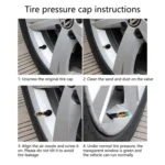 2.4BAR Vehicle Tire Pressure Monitoring Warning Cap - Image 5