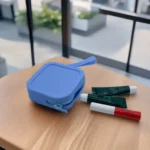 Silicone Change Storage Small Square Bag Lipstick Bank Card Earphone Zipper Storage Bag - Image 5