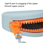 Circular Pet Snack Coin Purse Zipper Silicone Earphones Storage Bag - Image 4