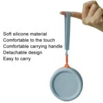 Circular Pet Snack Coin Purse Zipper Silicone Earphones Storage Bag - Image 6