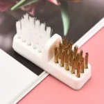 Nail Polish Machine Grinder Cleaning Brush Manicure Drill Bit Steel Wire Brush - Image 6
