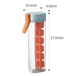 Press Type Home DIY Ice Cube Mold Ice Maker Ice Storage Box - Image 2
