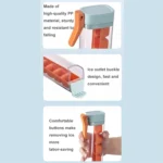 Press Type Home DIY Ice Cube Mold Ice Maker Ice Storage Box - Image 4