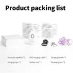 Mini USB Rechargeable Fly Repeller Outdoor Portable Mobile Mosquito Repellent Device - Image 9