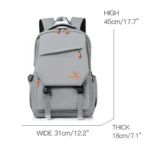 WEIXIER B682 Large Capacity Double Shoulder Backpack Casual Waterproof Travel Bag - Image 4