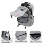 WEIXIER B682 Large Capacity Double Shoulder Backpack Casual Waterproof Travel Bag - Image 5