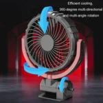 Car Foldable Steering USB Single-Head Fan - Image 4