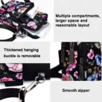 Printed Crossbody Mobile Phone Bag Mini Wallet With Arm Band - Image 5