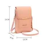 Touch Screen Crossbody Mobile Phone Bag Multifunctional Zipper Coin Purse - Image 2