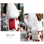 Touch Screen Crossbody Mobile Phone Bag Multifunctional Zipper Coin Purse - Image 5
