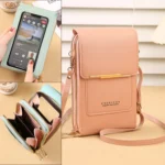 Touch Screen Crossbody Mobile Phone Bag Multifunctional Zipper Coin Purse - Image 9