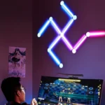 JSK-P30 9 Sections Smart WiFi Bluetooth Splicing Atmosphere Light Sound Control Constellation Light Support Amazon Alexa / Google Assistant / DuerOS - Image 2