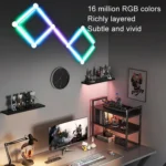 JSK-P30 9 Sections Smart WiFi Bluetooth Splicing Atmosphere Light Sound Control Constellation Light Support Amazon Alexa / Google Assistant / DuerOS - Image 9