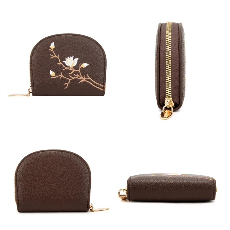 TBD06047783_B1.webp Semicircular Embroidery Large Capacity Multi-card Slot ID Card Holder - Image 2