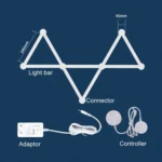 JSK-P26 Smart WiFi Bluetooth Version RGB Direct Illumination Phantom Splicing Light, Support Amazon Alexa / Google Assistant / DuerOS - Image 11