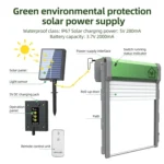 Solar Powered Automatic Chicken Coop Door 4 Modes Automatic Chicken Door with Remote Control - Image 6